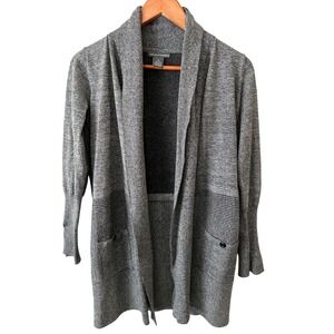 Chelsea & Theodore Oversized Open Front Cardigan w/Pockets Women's Size XS